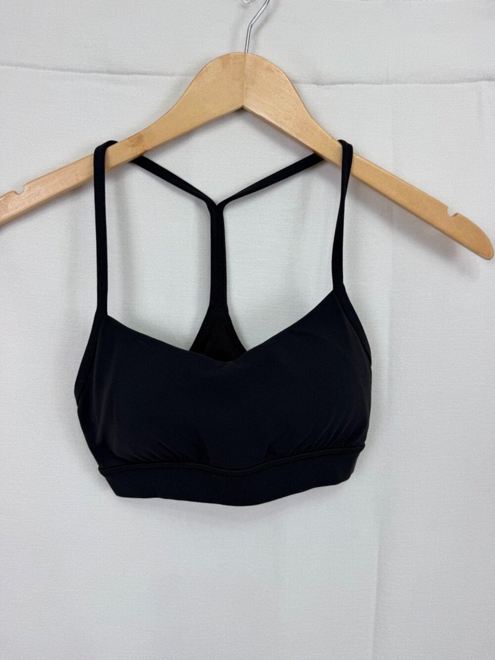 lululemon Black Flow Y Bra Nulu Yoga Sports Bra 4